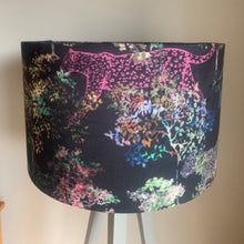 Load image into Gallery viewer, Velvet Colourful Leopard Lampshade