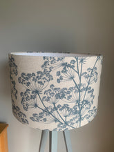Load image into Gallery viewer, Natural linen parsley Drum Lampshade