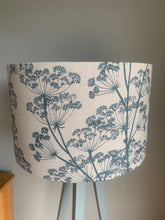 Load image into Gallery viewer, Natural linen parsley Drum Lampshade
