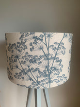 Load image into Gallery viewer, Natural linen parsley Drum Lampshade