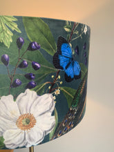 Load image into Gallery viewer, Velvet Peacock Lampshade