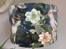Load image into Gallery viewer, Lemur Velvet Lampshade