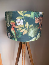 Load image into Gallery viewer, Velvet Leopard Fabric Lampshade