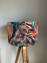 Load image into Gallery viewer, Velvet Large Leopard Lampshade
