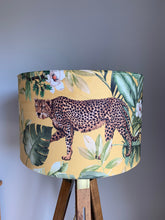Load image into Gallery viewer, Velvet Leopard Lampshade - Yellow