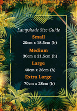 Load image into Gallery viewer, Velvet Peacock Lampshade