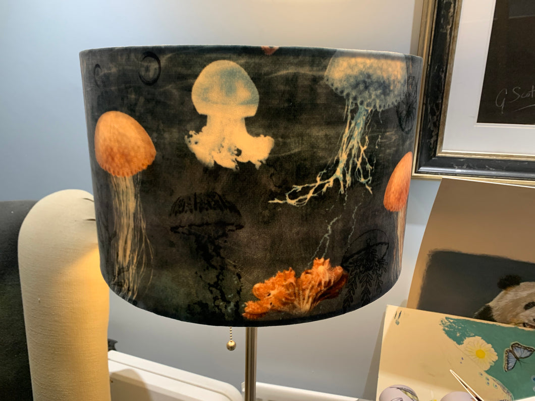 Velvet Jellyfish Lampshade