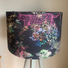 Load image into Gallery viewer, Velvet Colourful Leopard Lampshade
