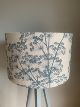 Load image into Gallery viewer, Natural linen parsley Drum Lampshade
