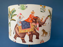 Load image into Gallery viewer, Indian Elephant Dehli Guards Lampshade
