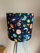 Load image into Gallery viewer, Glow in the Dark Sparkling/Glitter Space Lampshade
