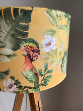 Load image into Gallery viewer, Velvet Leopard Lampshade - Yellow
